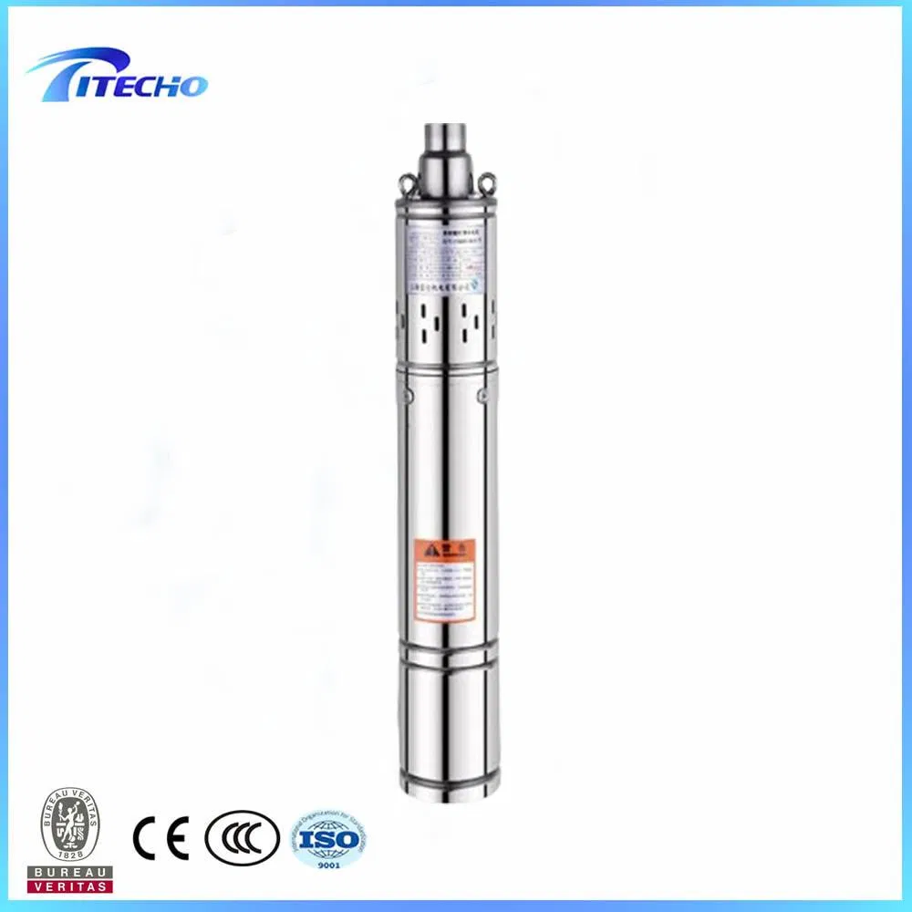 1.3kw 4m/H3 65m Sdm Stainless Steel Deep Well Submersible Pump for Water Sewage Dirty Water 5HP Motor Clean Watering Applications