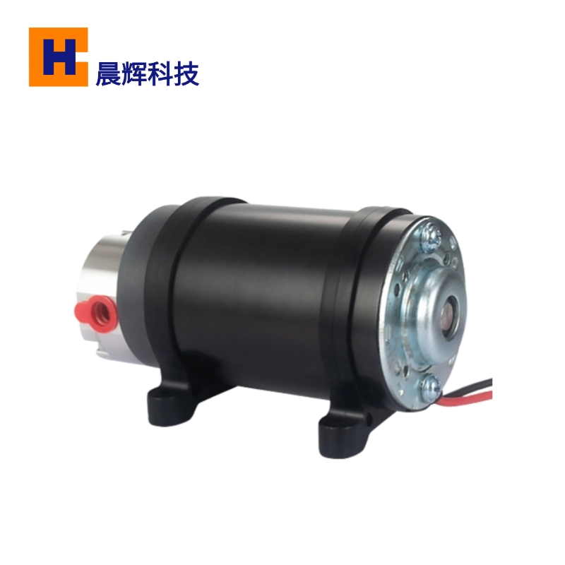 Hot Sale 2.5L/Min Flow Miniature Gear Type Pump Micro Fluid Metering Dosing Oil Water Pump with Brush 30W 24V DC Motor