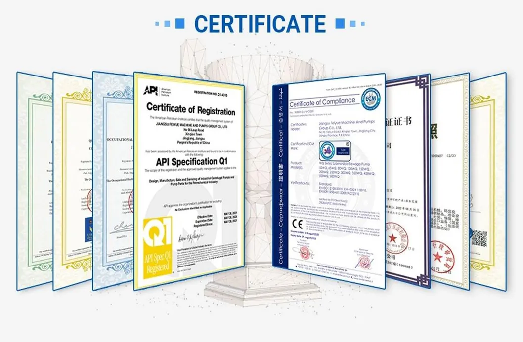 Certificates