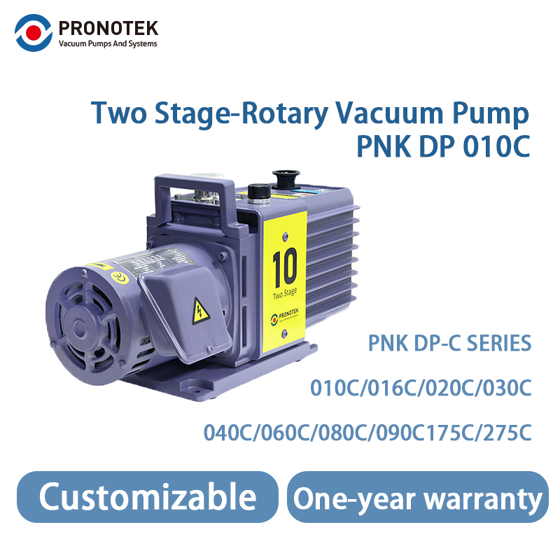 10/16/30/40/60/90m³/H High-Quality Low-Maintenance Industrial Oil-Lubricated Two-Stage Rotary Vane Vacuum Pump