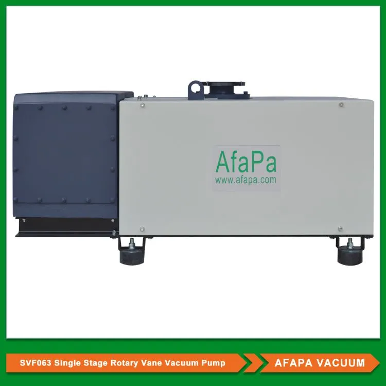 Rotary Vane Vacuum Pump Side View