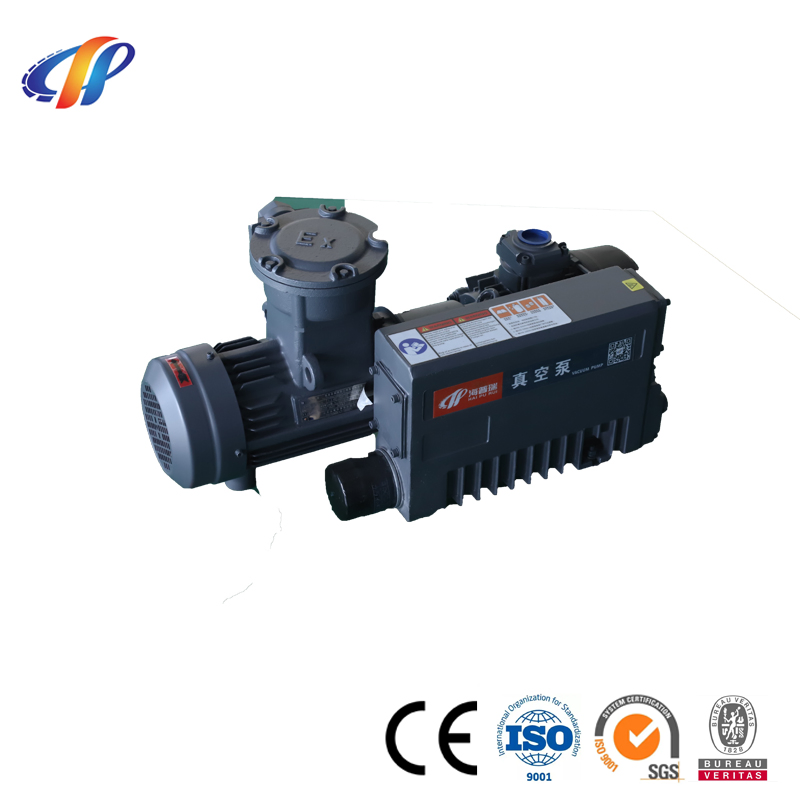High-Efficiency Rotary Oil Vane Vacuum Pump with Cast Iron Design