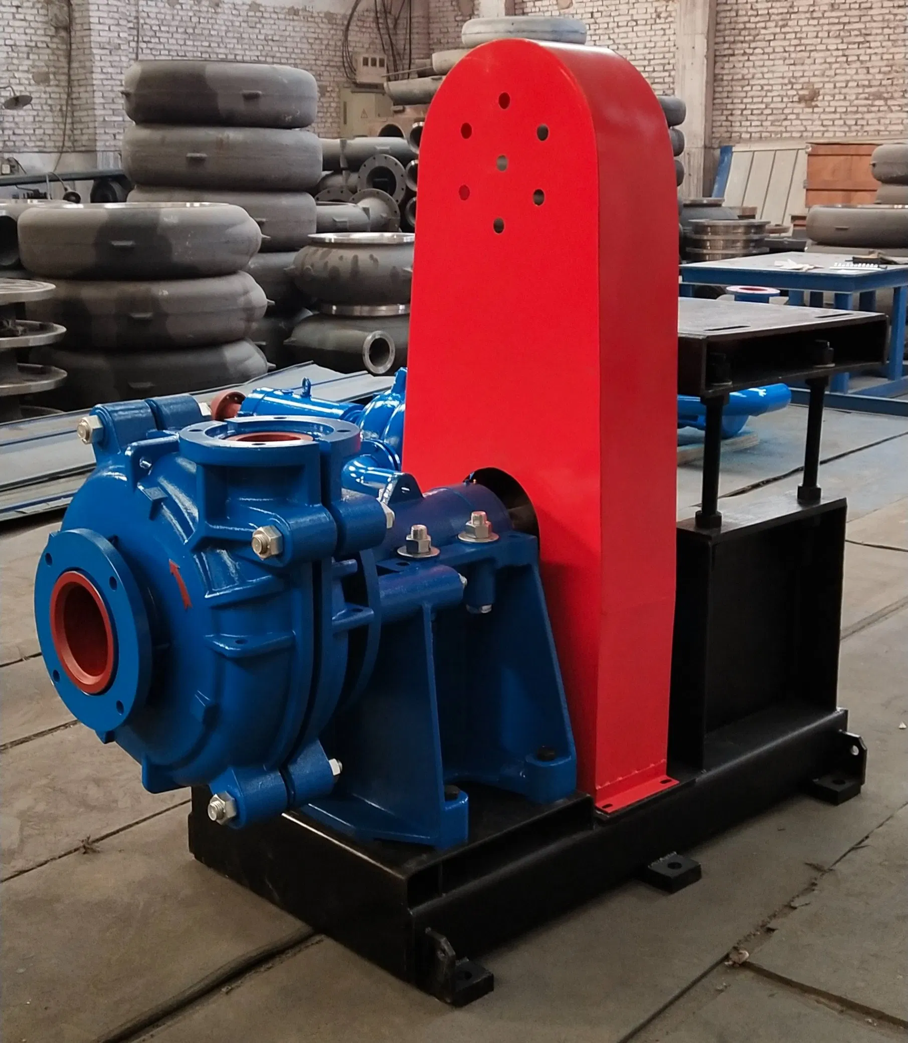 Horizontal Centrifugal Heavy Duty Slurry Pump with High Chrome Alloy Spare Parts