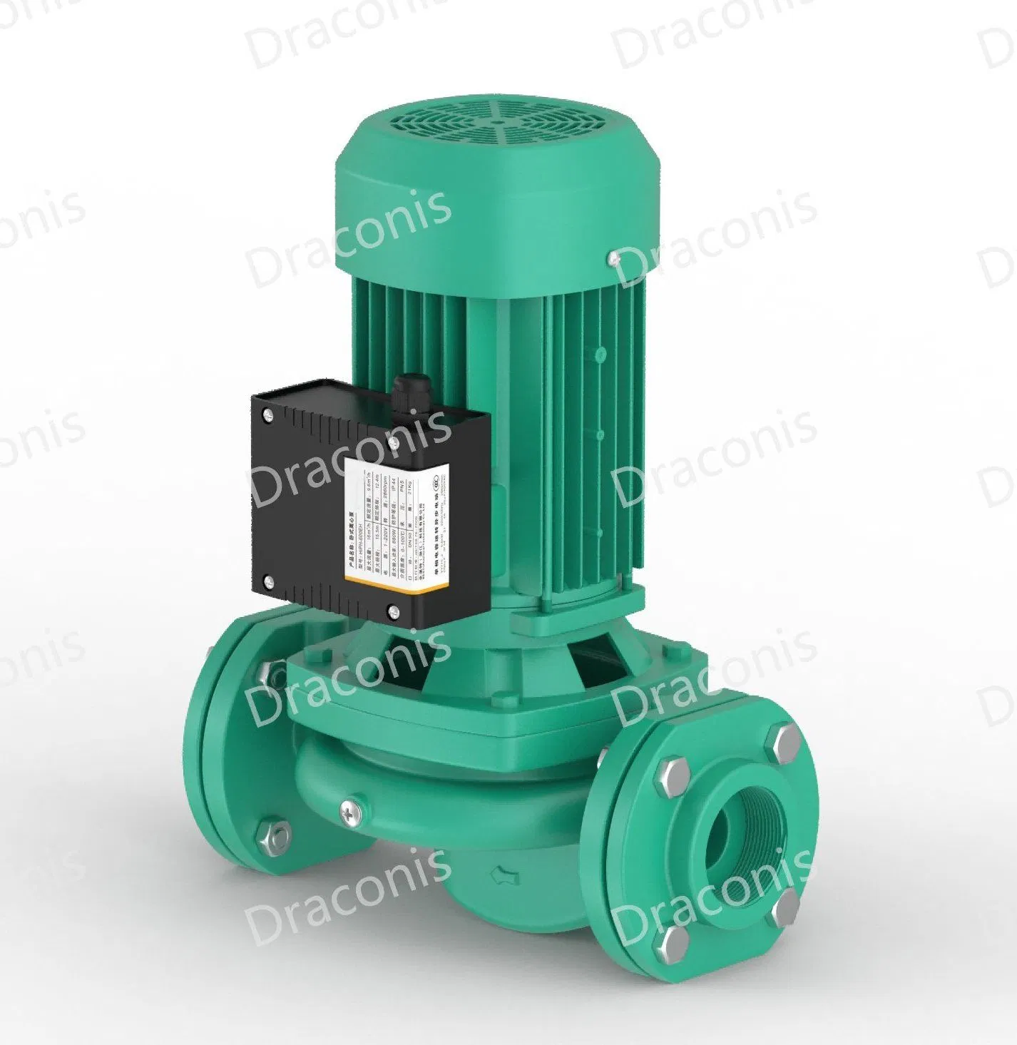 Hiph3 Series Small Electric Pipeline Centrifugal Pump for Hot Water Circulation, Industrial Water Circulation