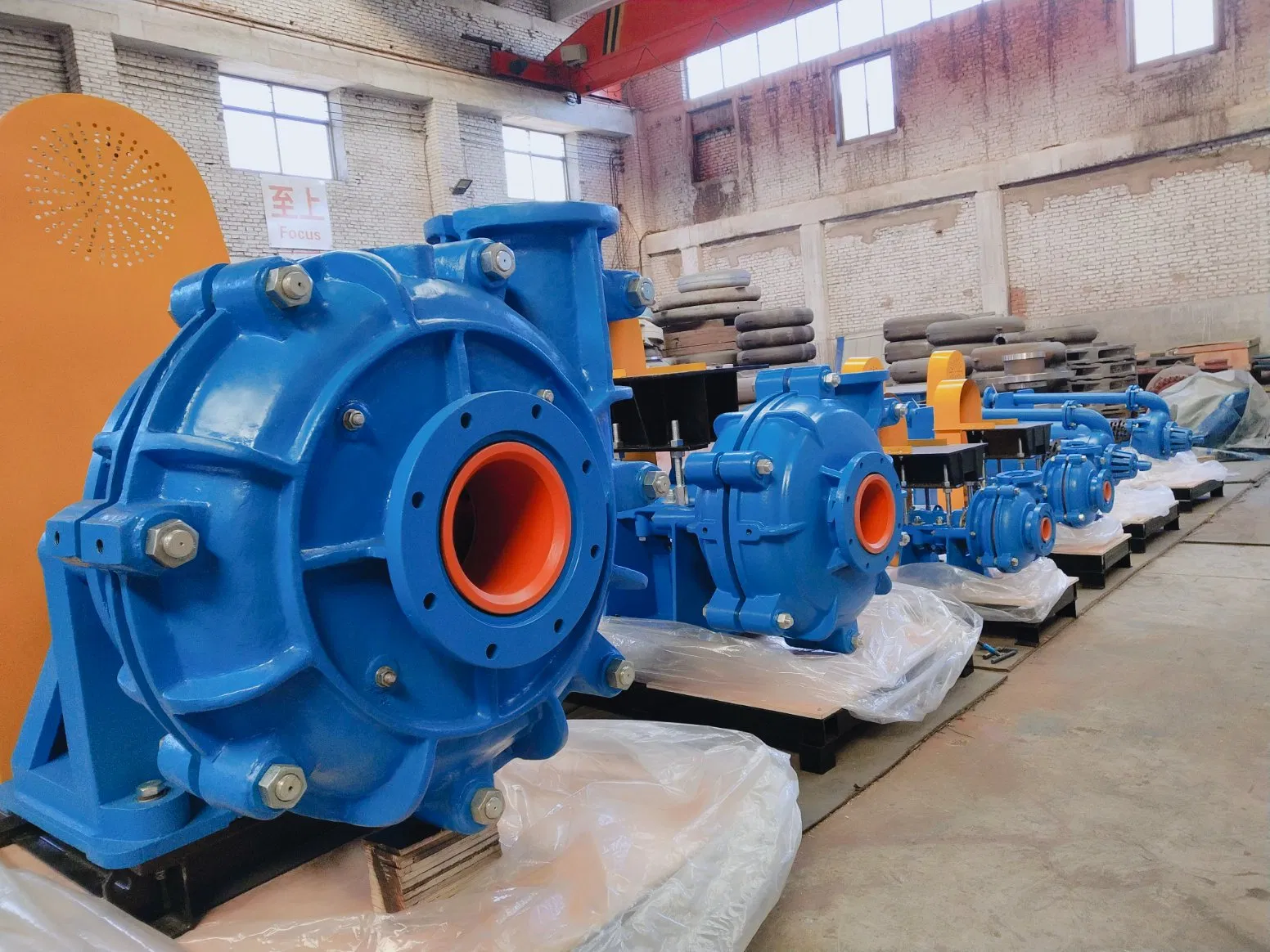 Horizontal Centrifugal Heavy Duty Slurry Pump with High Chrome Alloy Spare Parts