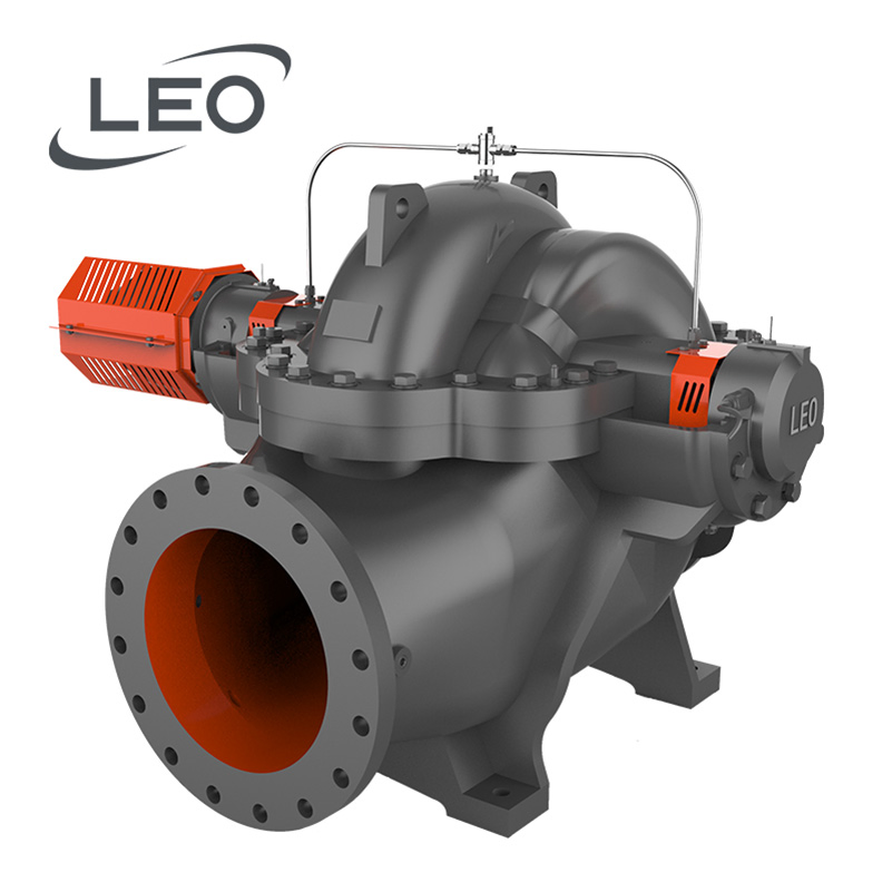Leo Industrial Electric High Pressure Horizontal Single Stage Double Suction Centrifugal Water Pump for Farmland Irrigation