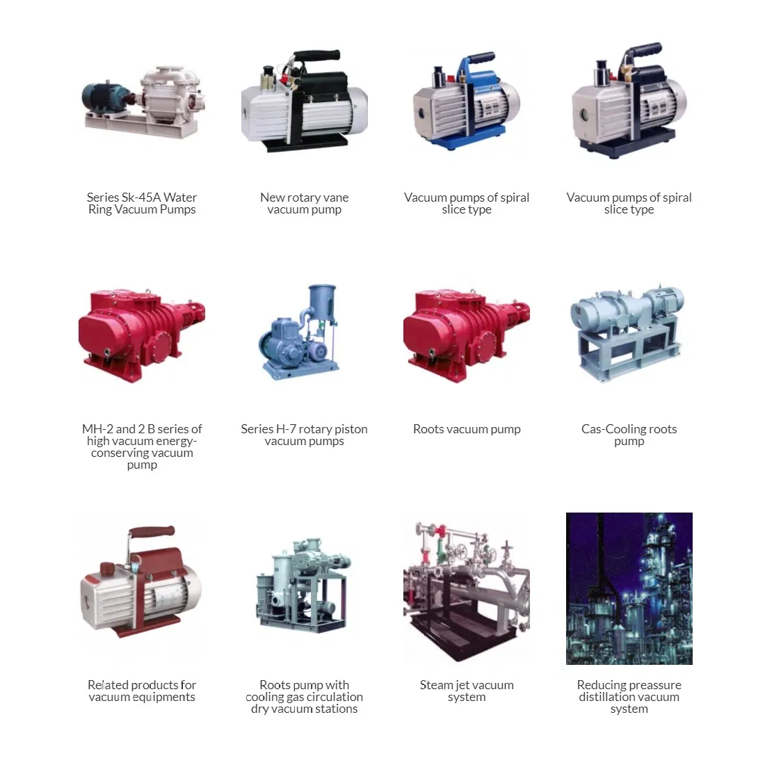 Vacuum Pump Rotary Industrial Mini Vane Scroll Reciprocating Diaphragm Centrifugal Positive Displacement DC AC Vacuum Pump