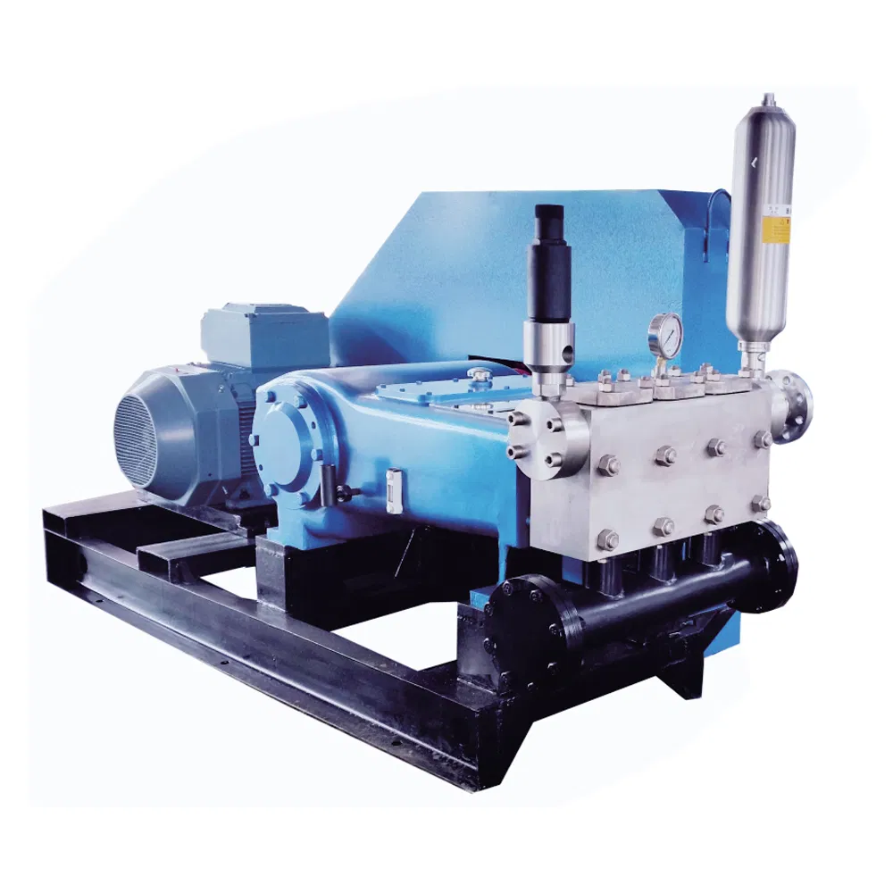 High Pressure Triplex Single Acting Piston Plunger Crude Oil Transfer Mud Pump for Oilfield T210