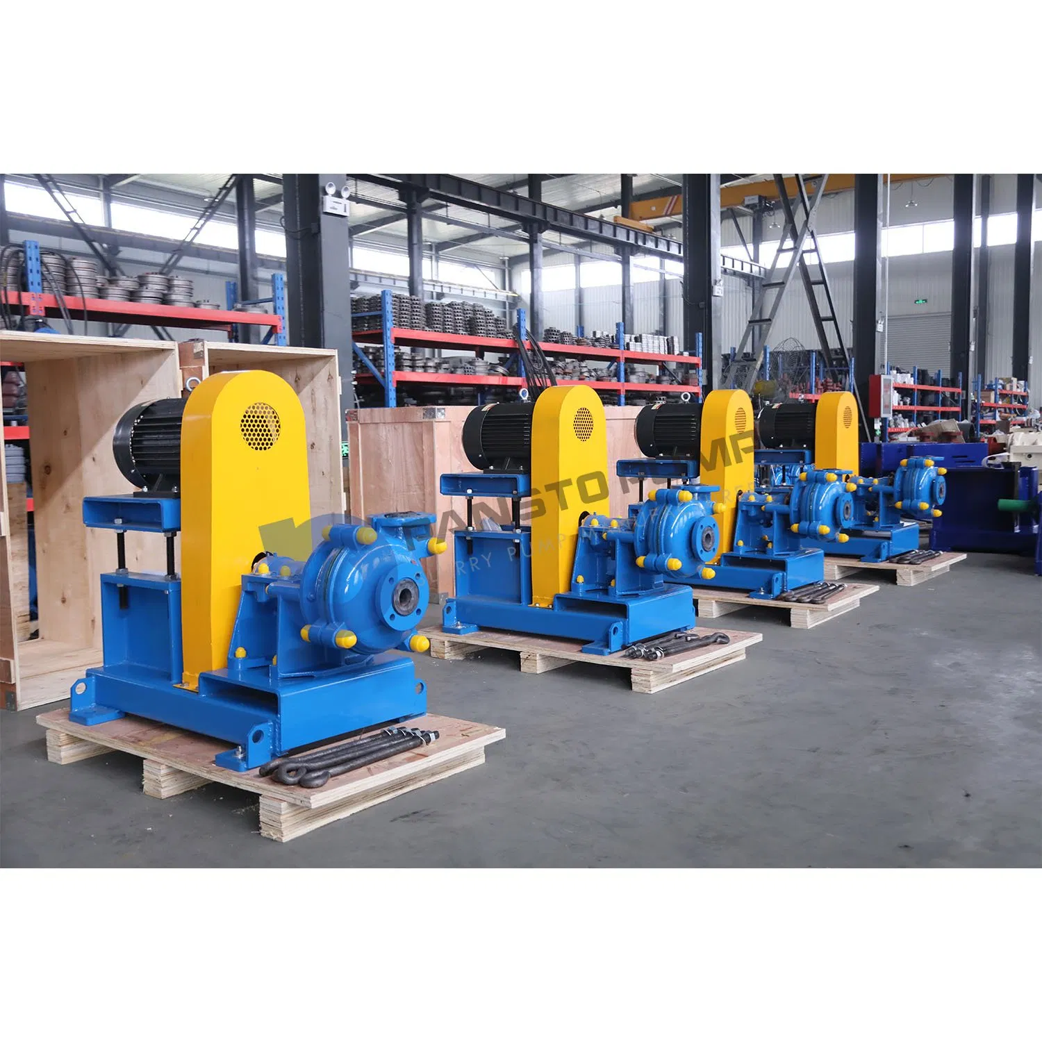 Compact Construction Ease of Maintenance Closed Impeller Slurry Pump for Mining Slurry Processing with ISO / CE