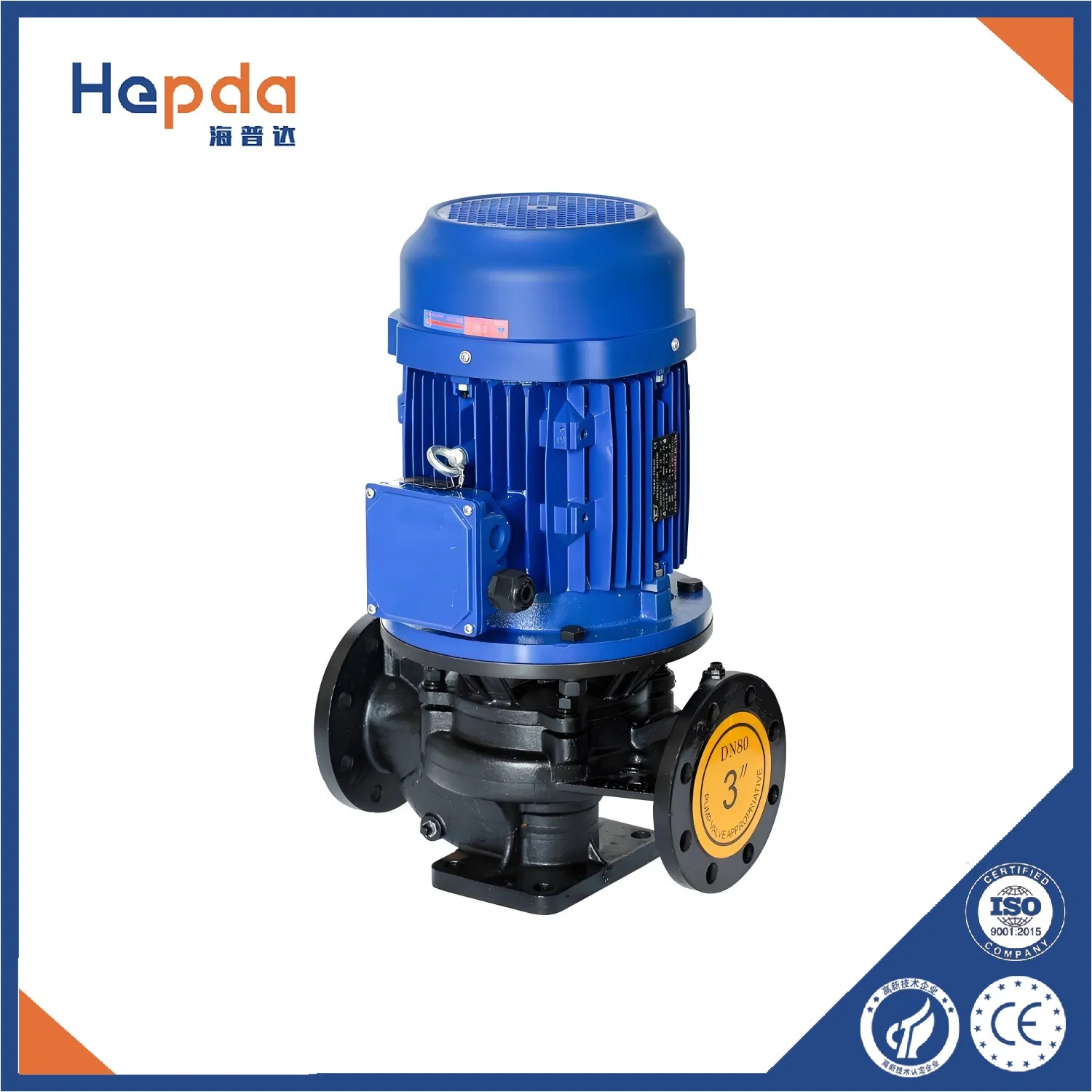 Booster Vertical Pump/Cooling Tower Pump/Industrial Cleaning/Spraying/Efficient Irrigation/Building Water Supply Centrifugal Pipeline Pump