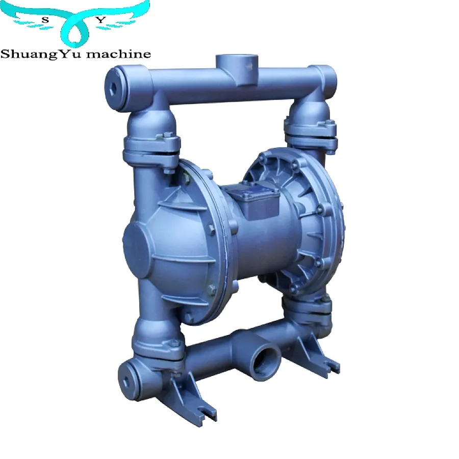 1" Slurry Pneumatic Pump Water Mud Pump Air Double Diaphragm Pump