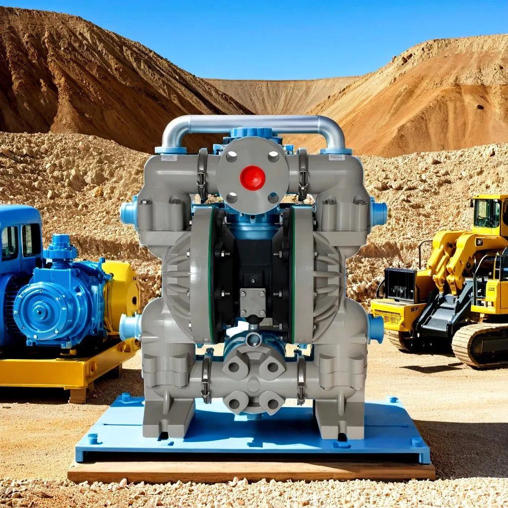 Ore Slurry Transfer Ore Slurry Preparation Ore Slurry Recovery Self-Priming, Can Run Dry Without Damage Polymer Plastic Pneumatic Diaphragm Pump