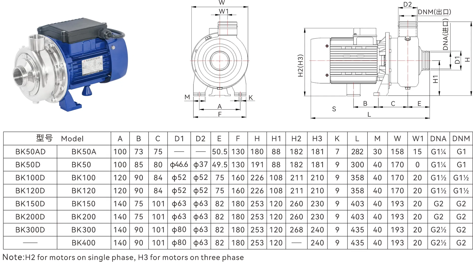 Installation Dimensions Drawing