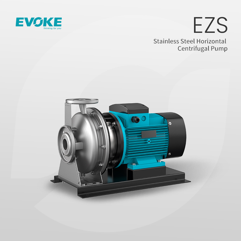 Evoke Ezs Stainless Steel SS304 SS316 Horizontal Centrifugal Electric Industrial Water Pump