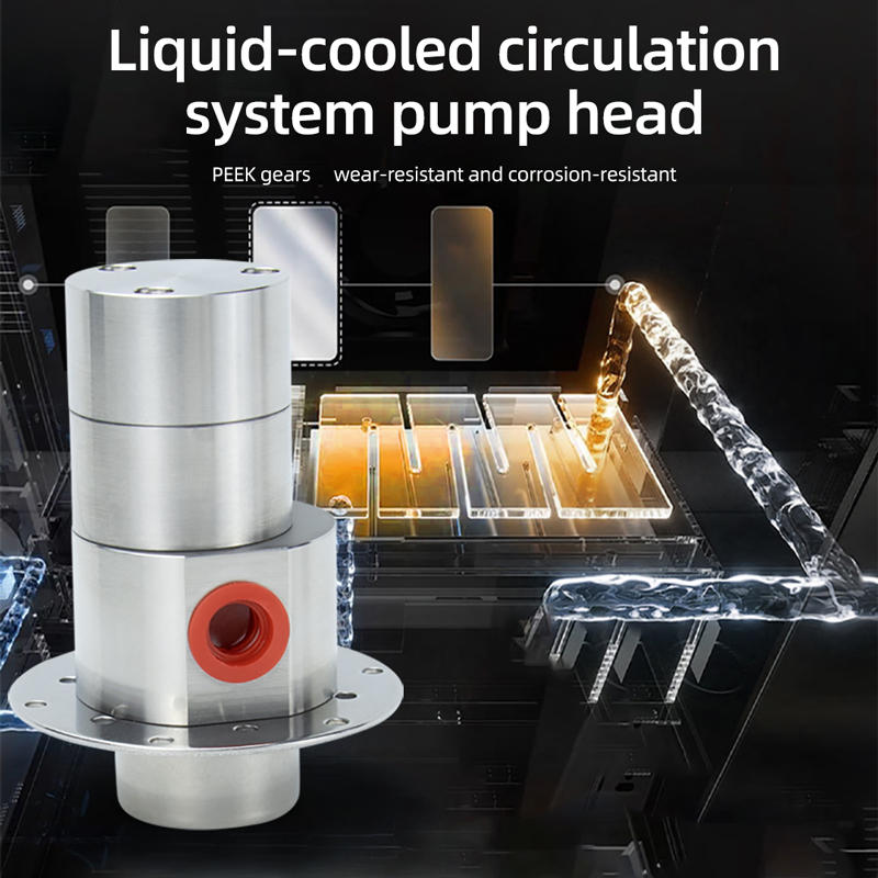 High Performance Electric Gear Oil Pump for Suitable for Filling and Cooling with Miniature Design and Micro Magnetic Drive