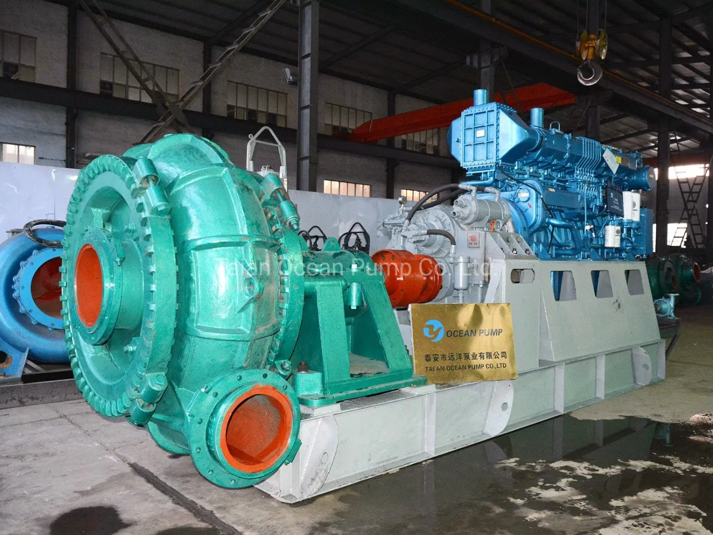 Heavy Duty Dredger Sand Suction Dredge River Dredging 6 Inch Slurry Pump Slurry Mud High Head Pump Solids Handling Diesel Engine High Head Sand Gravel Pump