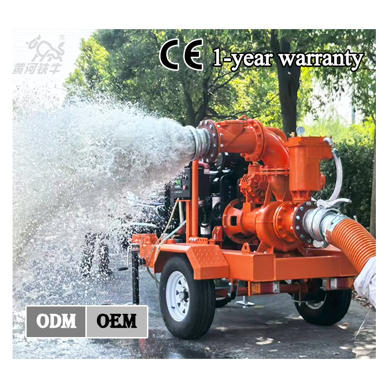 High Pressure Mobile Diesel Water Pump, Dewatering Pump, Industrial Centrifugal Drainage Pump