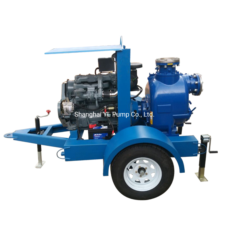 3 Inch Diesel Engine Self Priming Sewage Trash Dirty Water Centrifugal Pump