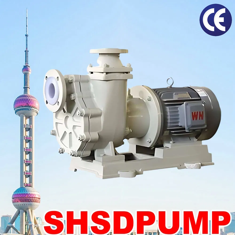 Shendu Slurry Self Priming Double Suction Fiberglass High Pressure Stainless Steel Chemical Prosess Centrifugal Horizontal Magnetic Pump