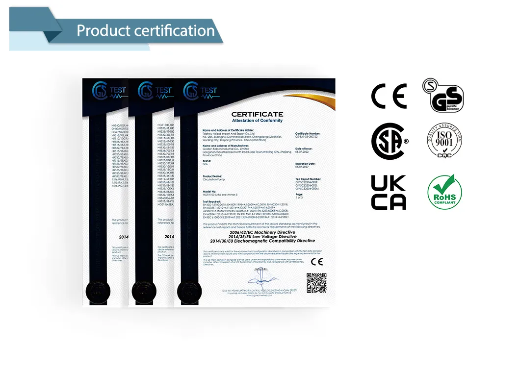 Certification Documents