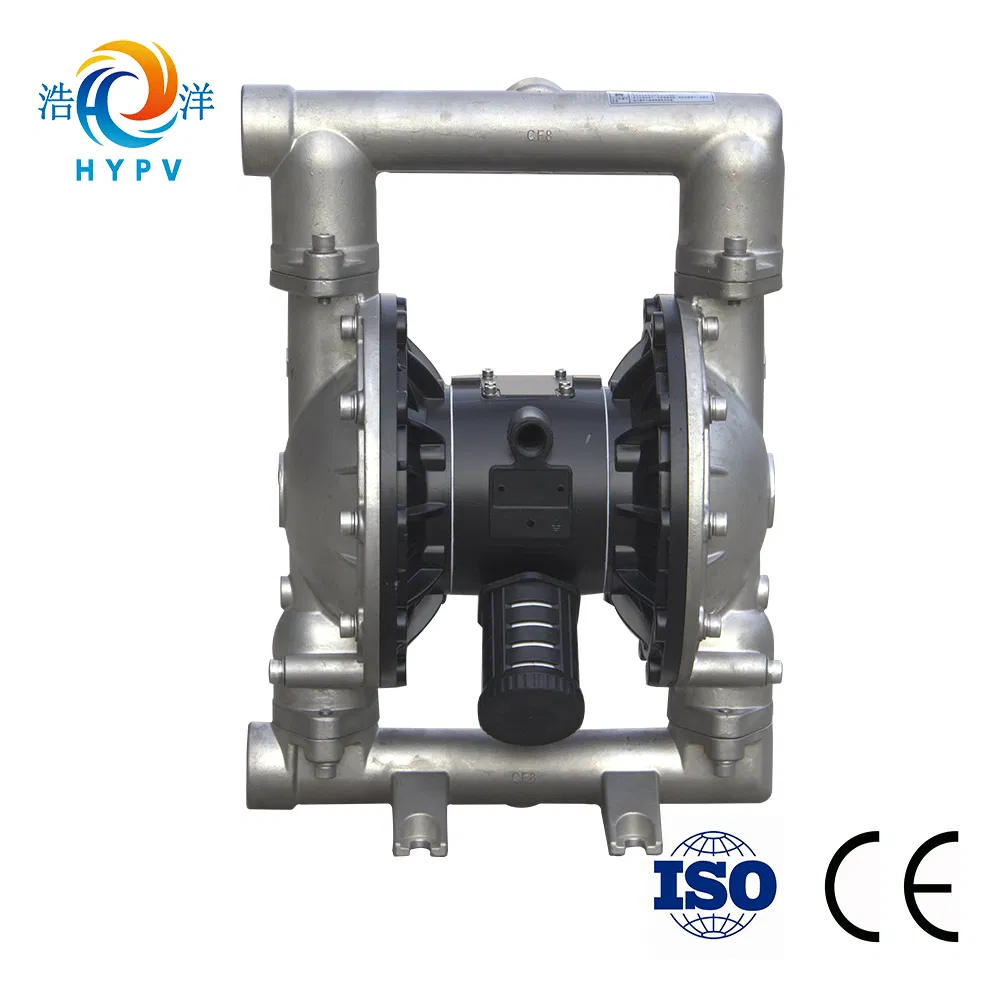 Non-Clogging 2 " Slurry Sewage Stainless Mud Double Diaphragm Pump Manufacturers