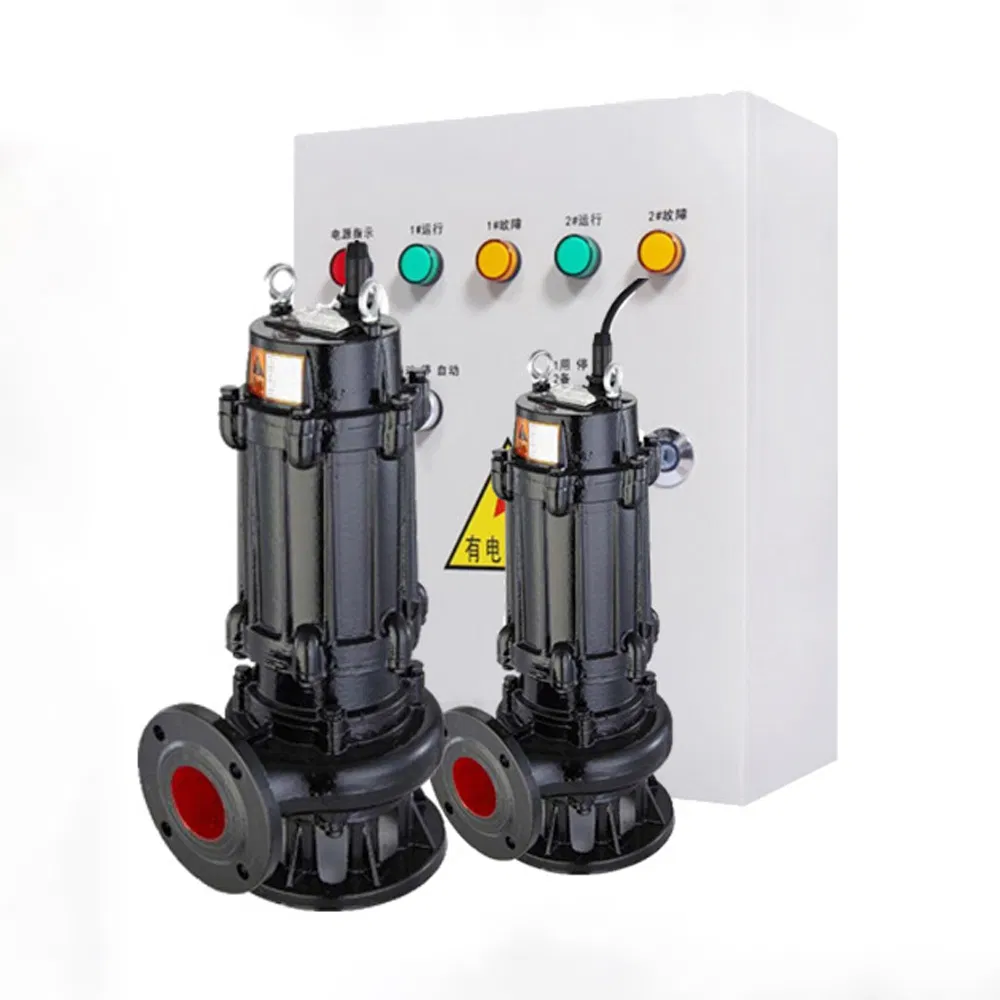 Shanghai Jush Non Clogging Self Priming Dirty Waste Water Sewage Pump Industrial Vertical Stainless Steel Sewage Submersible Pump with Cutting System