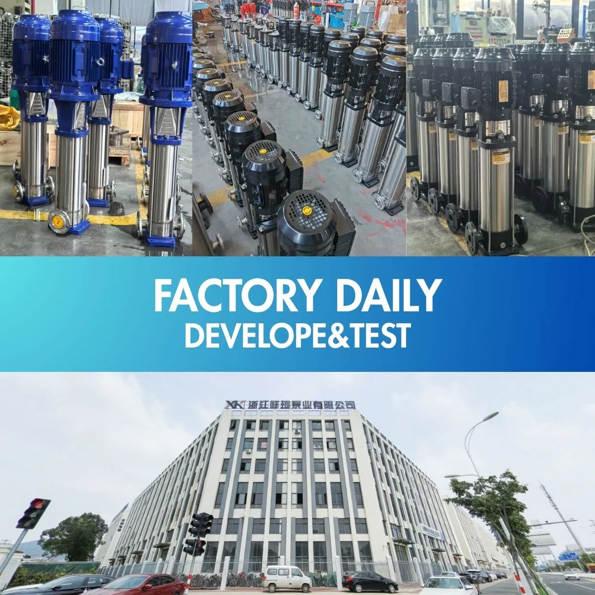 (ISO UKCA COC) Lowara Pedrollo Similar Vertical Multistage Centrifugal Pipeline Industrial High Pressure Bombas De Agua Booster Pump 2025111207