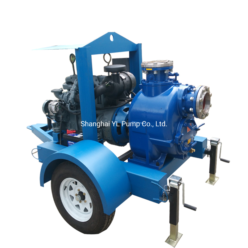 3 Inch Diesel Engine Self Priming Sewage Trash Dirty Water Centrifugal Pump