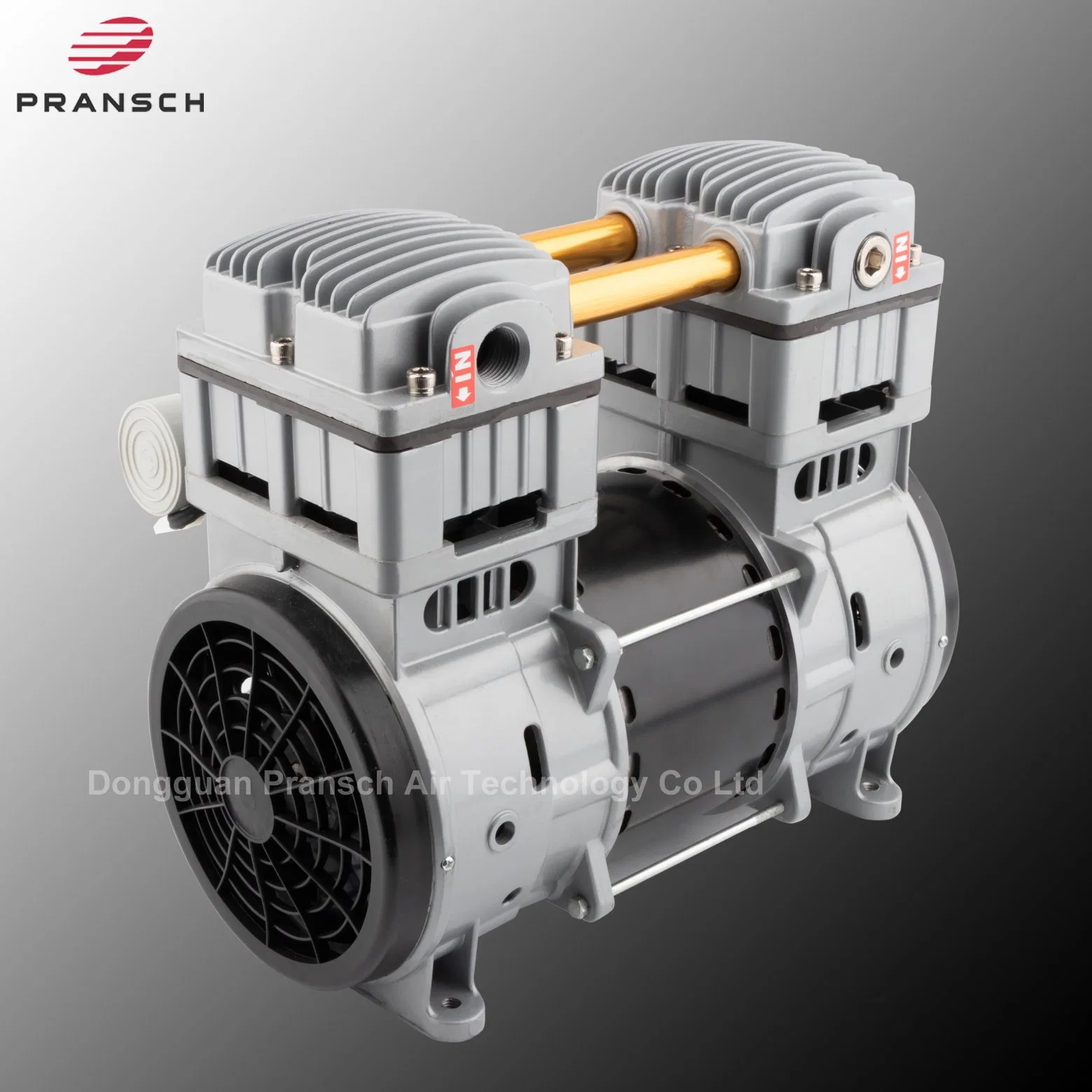 Silent Portable 3/4HP Twin Mini Rocking Food Industry Detailing Milker Braking Laboratory Dental Airbrush Piston Motor Head Air Dry Oilless Oil Free Vacuum Pump