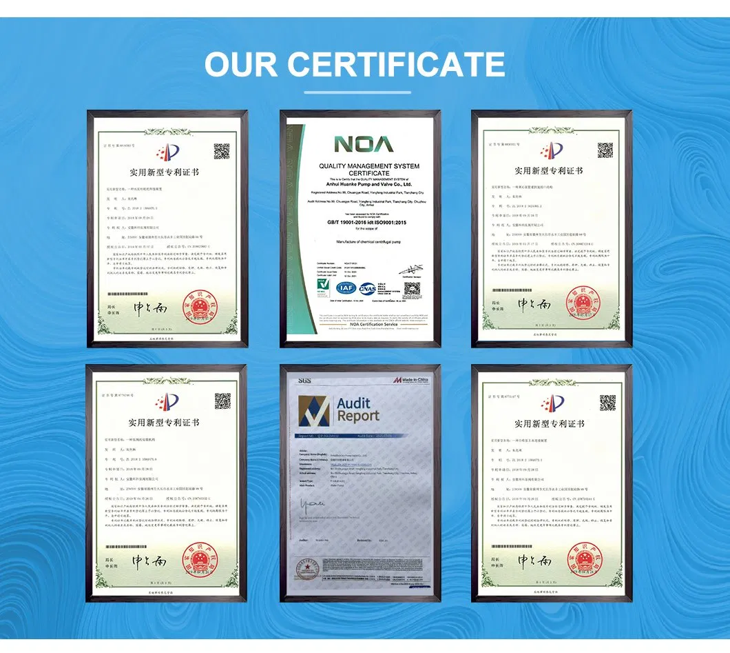 Certificates