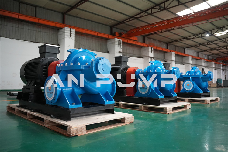 Single Stage Double Suction Split Case Electric High Pressure Water Pump Set