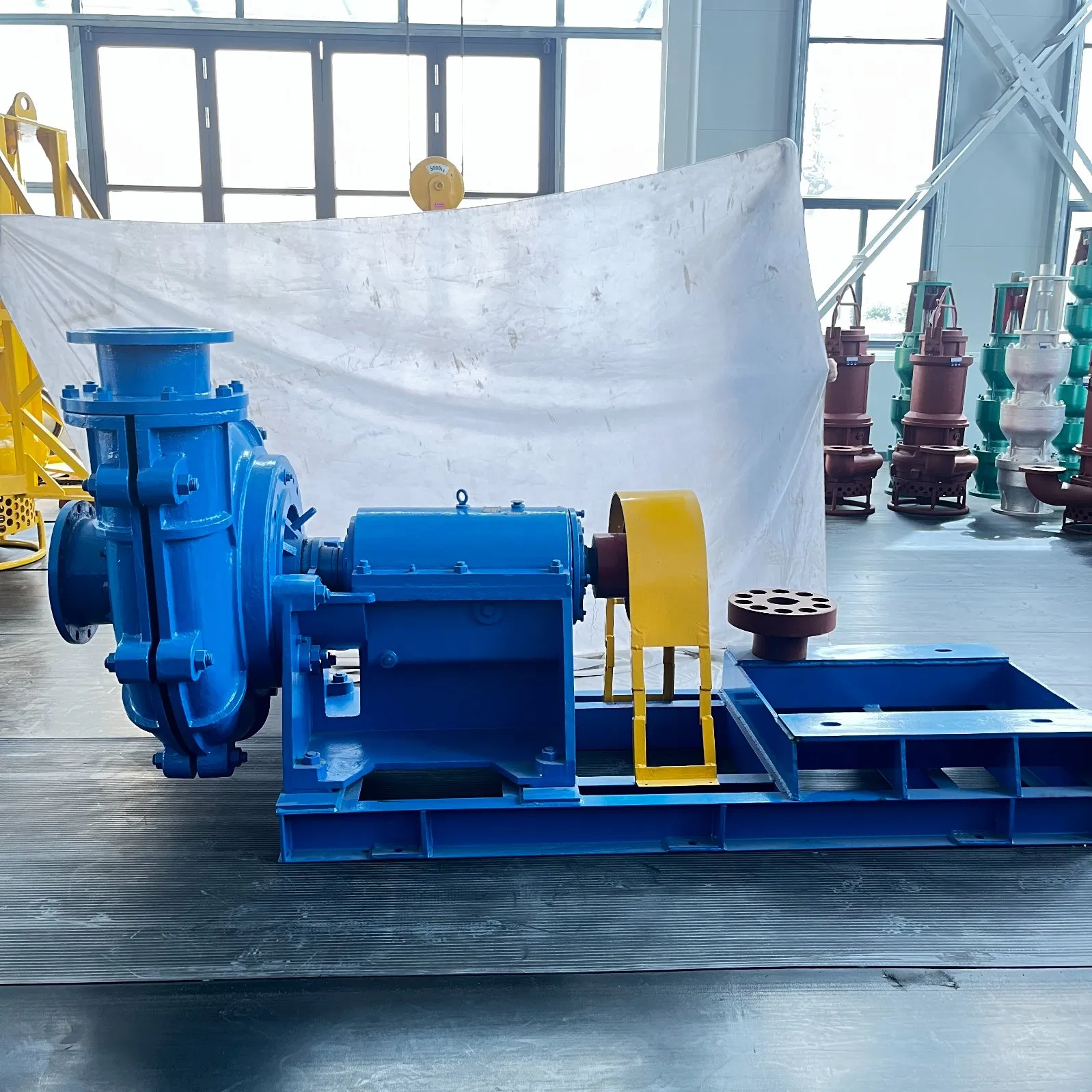 Horizontal Centrifugal Corrosion Resistant Industrial Rubber Dredging Lined Slurry Pump