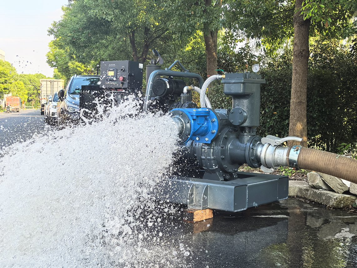 Corrosion Resistant Diesel Engine Vacuum Sewage Pump for Mining and Industrial Use