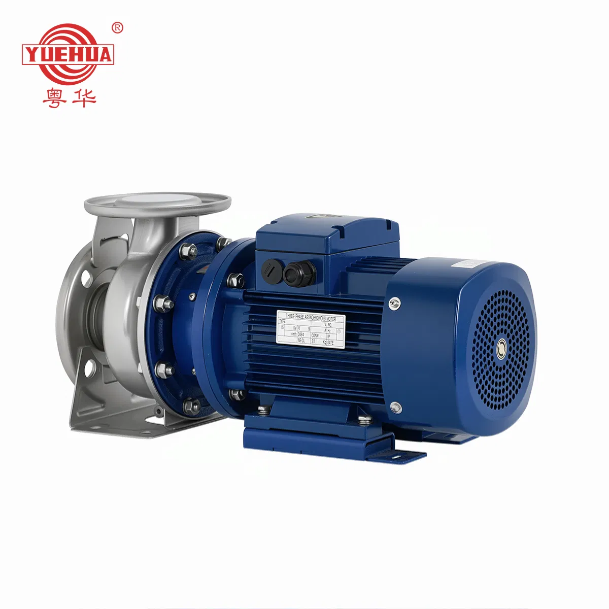 YUEHUA Horizontal Industrial End Suction Single-Stage Sewage Wastewater Impeller Liquid Radial Centrifugal Pumps