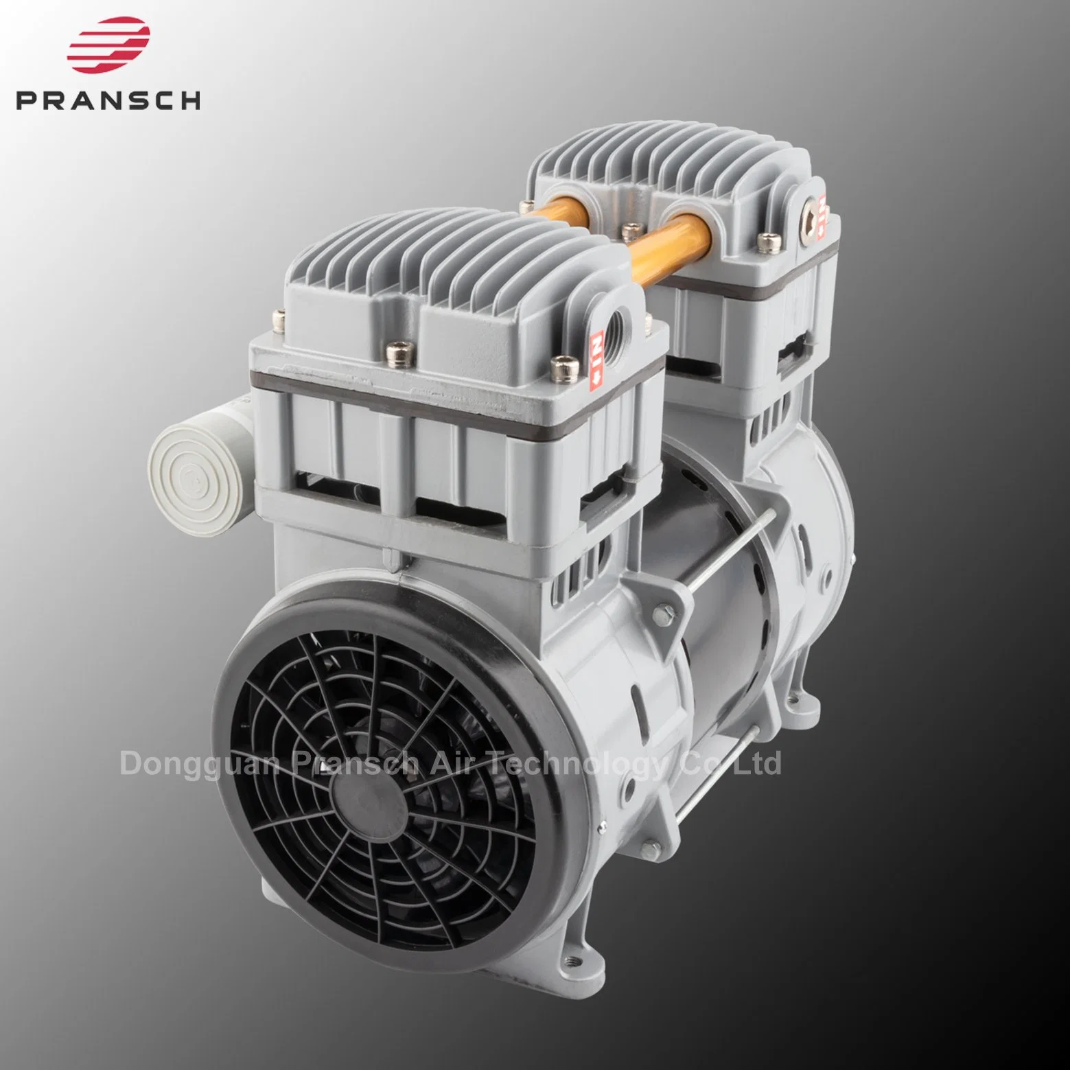 Silent Portable 3/4HP Twin Mini Rocking Food Industry Detailing Milker Braking Laboratory Dental Airbrush Piston Motor Head Air Dry Oilless Oil Free Vacuum Pump