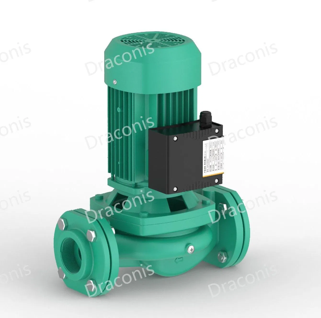 Hiph3 Series Small Electric Pipeline Centrifugal Pump for Hot Water Circulation, Industrial Water Circulation