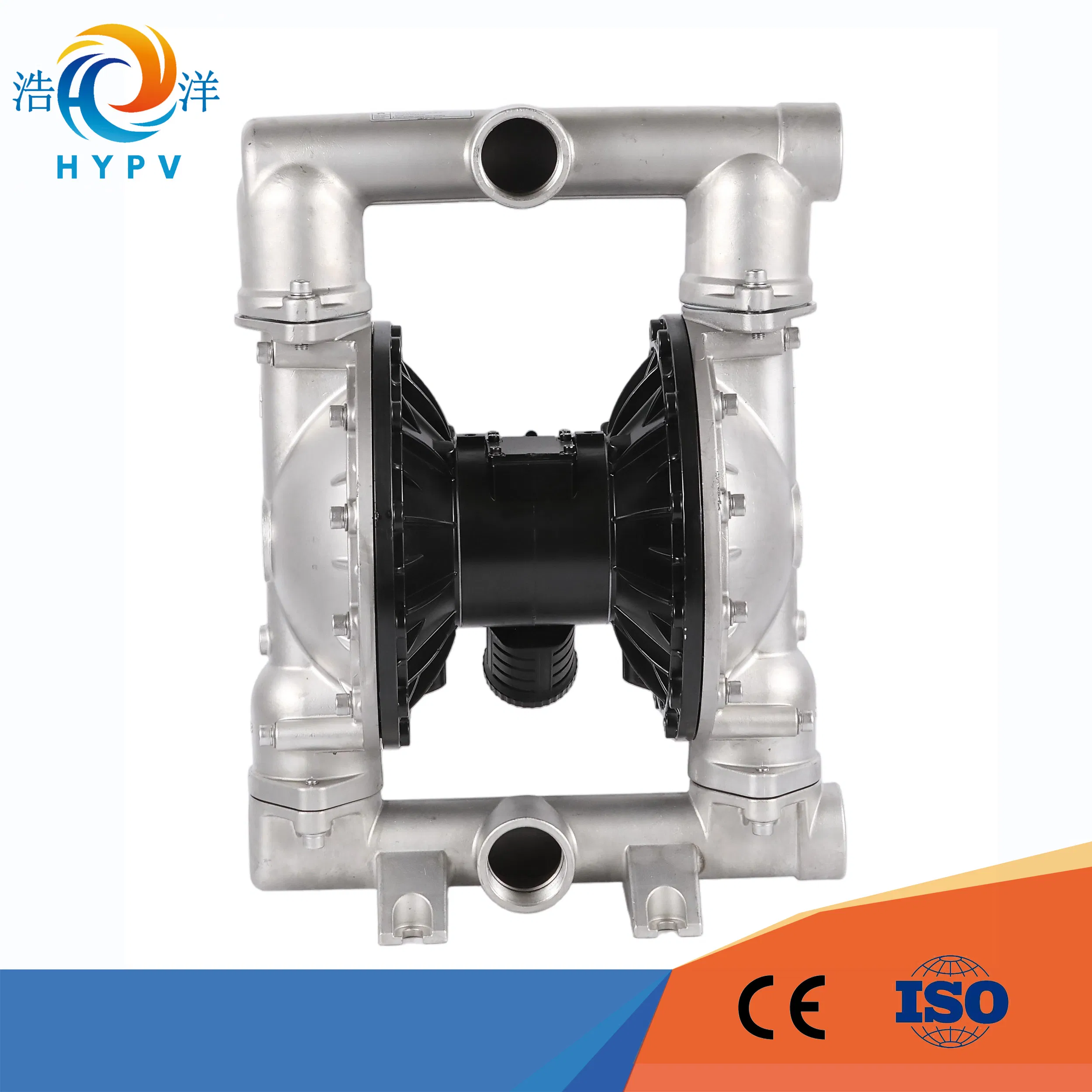 Non-Clogging 2 " Slurry Sewage Stainless Mud Double Diaphragm Pump Manufacturers