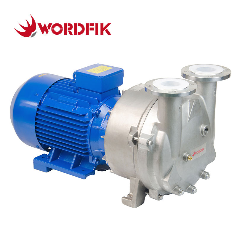 Wordfik 2BV5121 Industrial Liquid Ring Vacuum Pump with Stainless Steel Head Impeller for Vacuum Filtration Water Diversion