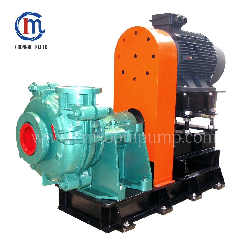 Heavy Duty Industrial Centrifugal Horizontal Mining Mineral Processing Slurry Pump