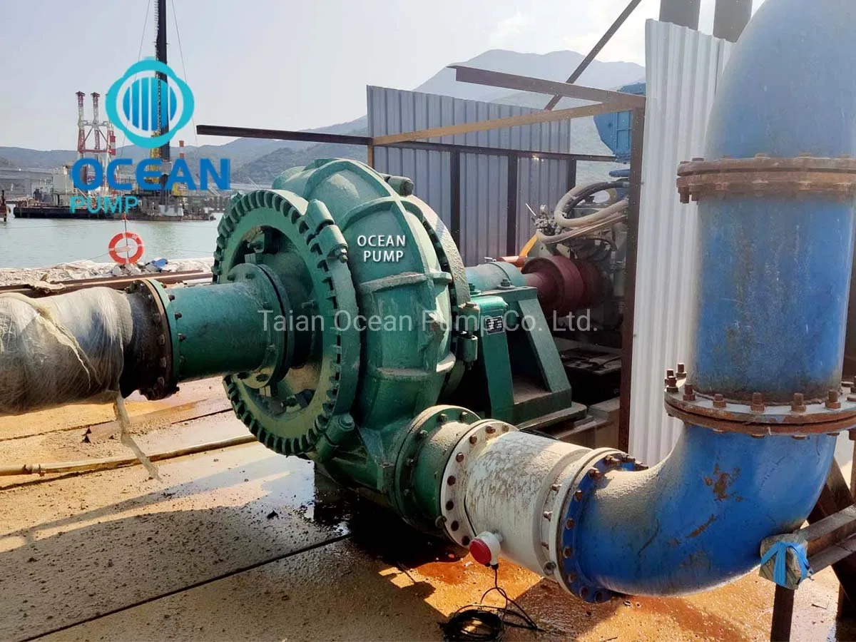 Heavy Duty Dredger Sand Suction Dredge River Dredging 6 Inch Slurry Pump Slurry Mud High Head Pump Solids Handling Diesel Engine High Head Sand Gravel Pump