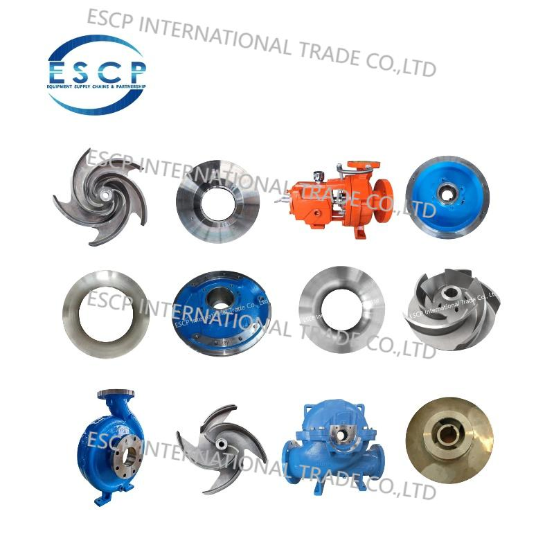 Itt Goulds 3180 3185 3196 China Replacement Centrifugal Pulp Paper Slurry Oil Pump Parts Cover Casing Sleeves Housing Shaft Impeller Pump