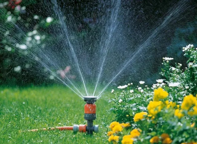 Washing and sprinkling