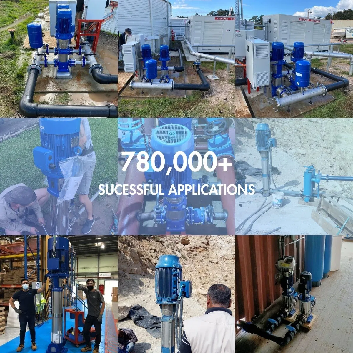 (ISO UKCA COC) Lowara Pedrollo Similar Vertical Multistage Centrifugal Pipeline Industrial High Pressure Bombas De Agua Booster Pump 2025111206