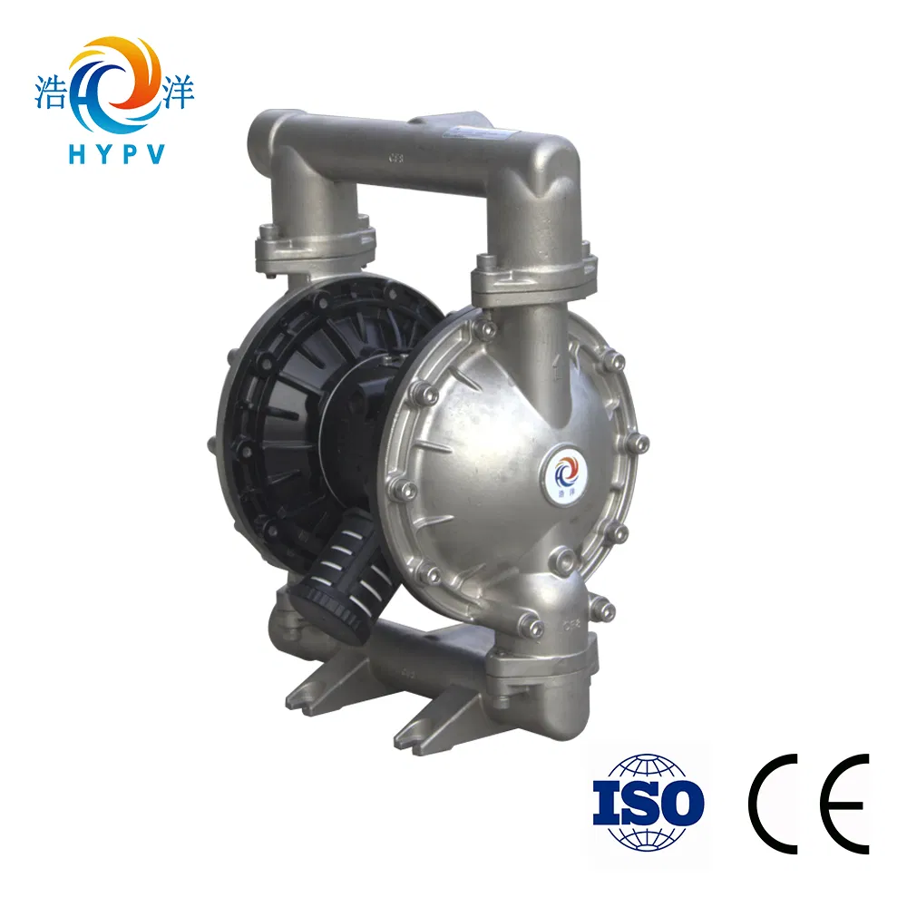 Non-Clogging 2 " Slurry Sewage Stainless Mud Double Diaphragm Pump Manufacturers