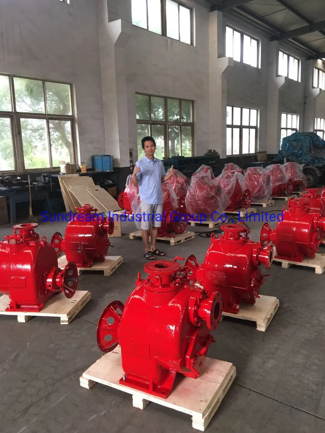 Diesel Engine and Electric Self Priming Centrifugal Sewage Water Pump