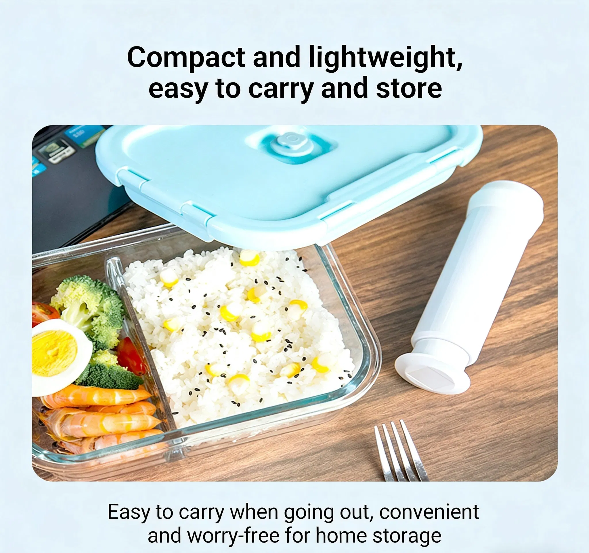 Household Vacuum Pump/Household Small Convenient Food Storage Bag/Moisture-Proof Large Suction Mini Vacuum Pump