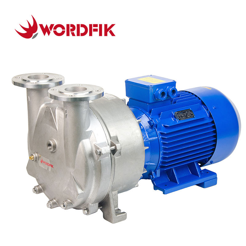 Wordfik 2BV5121 Industrial Liquid Ring Vacuum Pump with Stainless Steel Head Impeller for Vacuum Filtration Water Diversion