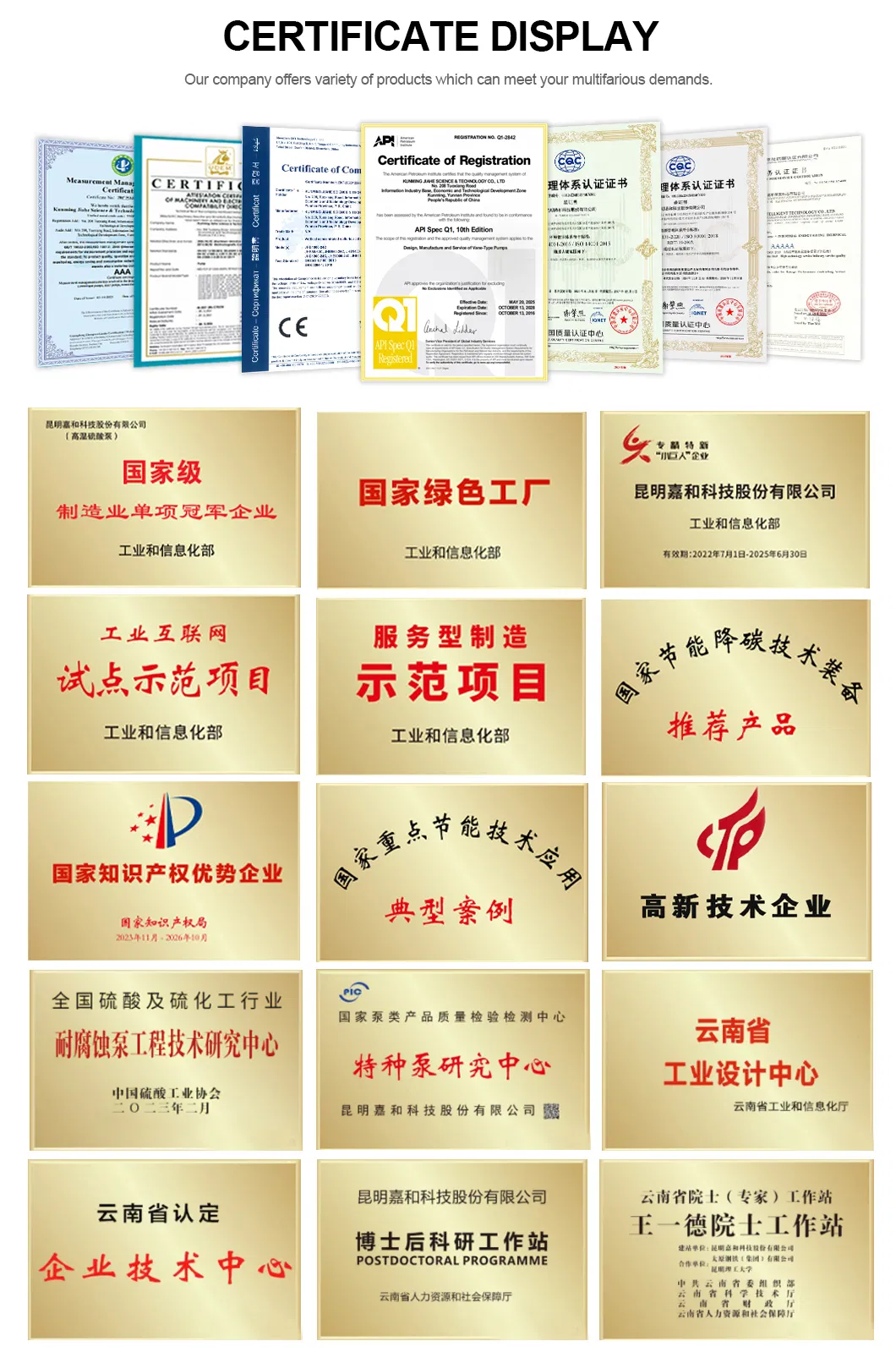 Global Certifications