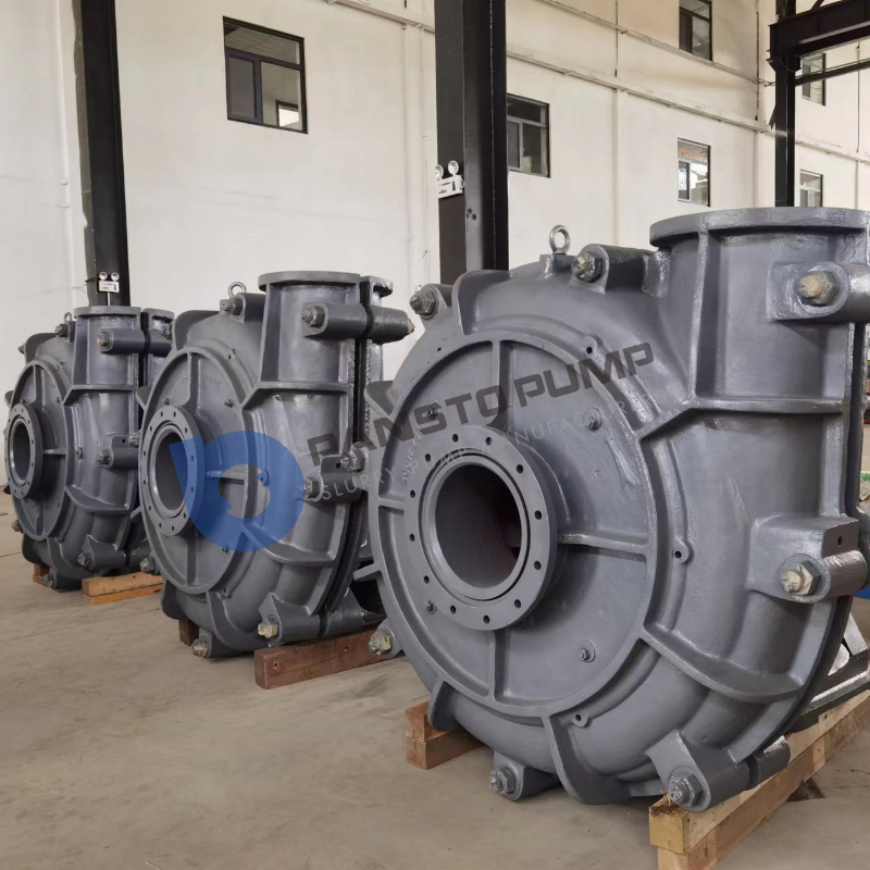 Compact Construction Ease of Maintenance Closed Impeller Slurry Pump for Mining Slurry Processing with ISO / CE