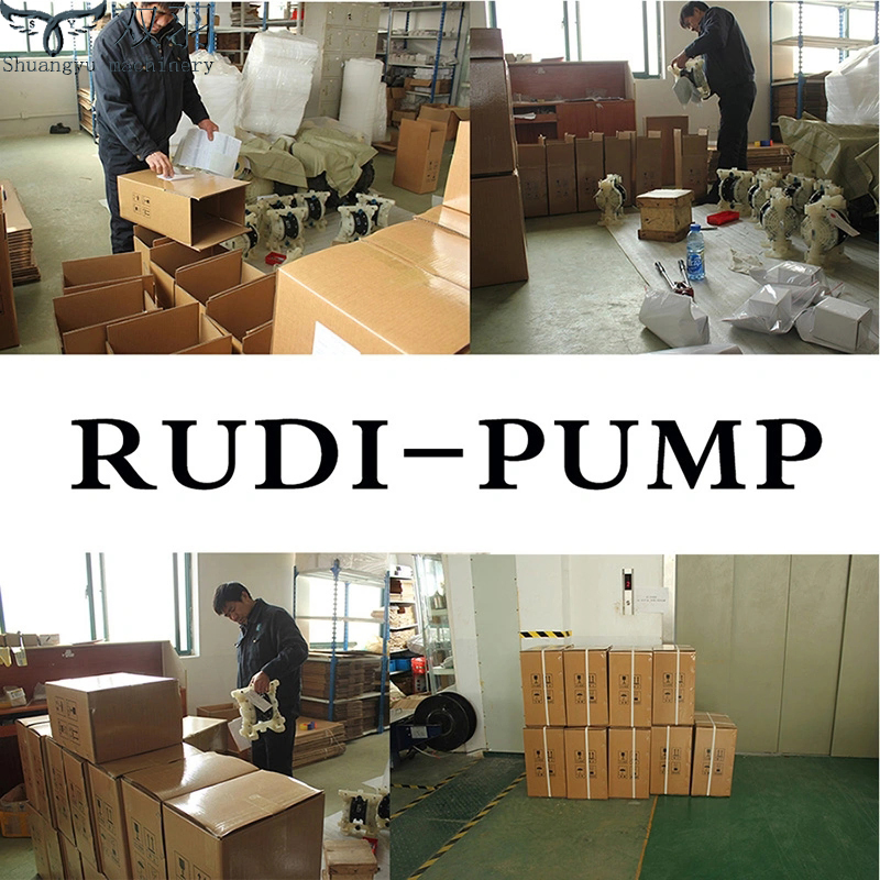 PP/Aluminium/Stainless Steel Pneumatic (Air Operated, Qby, Double Diaphragm Pump, Membrane Pump, Slurry Pump, Chemical Pump